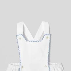 Jacadi Barboteuse bébé fille Mon premier - BLANC/BLEU