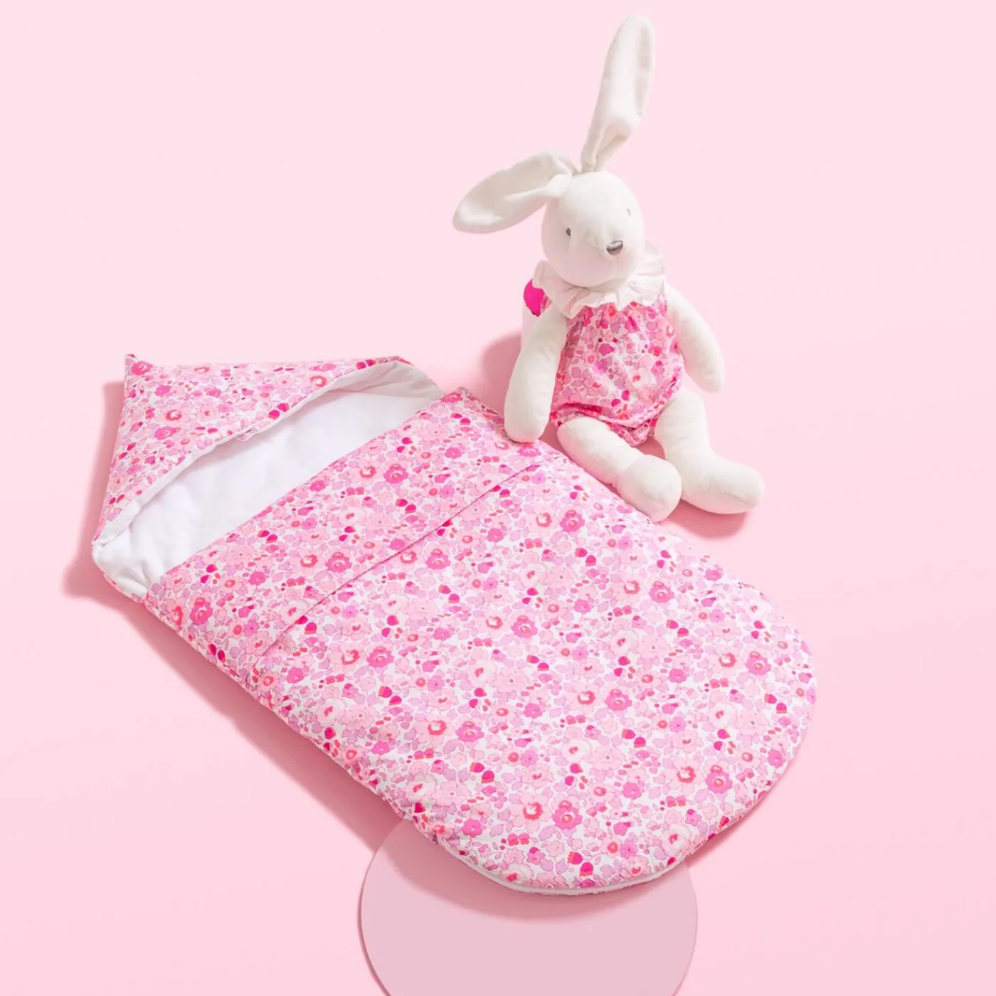 Jacadi Barboteuse pour peluche lapin moyen modèle - lore ROSE/MULTICO Best
