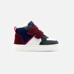 Jacadi Baskets montantes bébé garçon - BLEU/ROUGE Outlet