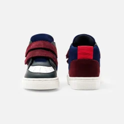 Jacadi Baskets montantes bébé garçon - BLEU/ROUGE Outlet