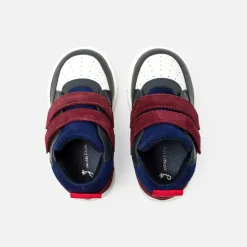 Jacadi Baskets montantes bébé garçon - BLEU/ROUGE Outlet
