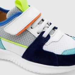 Jacadi Baskets running enfant - BLEU Clearance