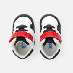Jacadi Baskets souples bébé garçon - MARINE/BLANC Outlet
