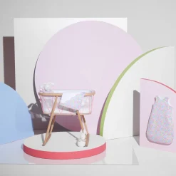Jacadi Berceau Kumi Charlie Crane - ROSE/GRIS Outlet