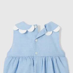 Jacadi Bloomer bébé fille en fil à fil - CHAMBRAY New