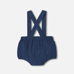 Jacadi Bloomer bébé fille en jean léger - DENIM FONCE Outlet