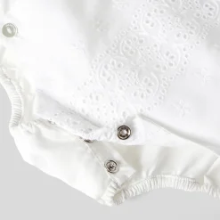 Jacadi Bloomer bébé fille en popeline - blanc BLANC JACADI Discount
