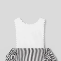 Jacadi Bloomer bébé fille en popeline - GRIS/BLANC Hot