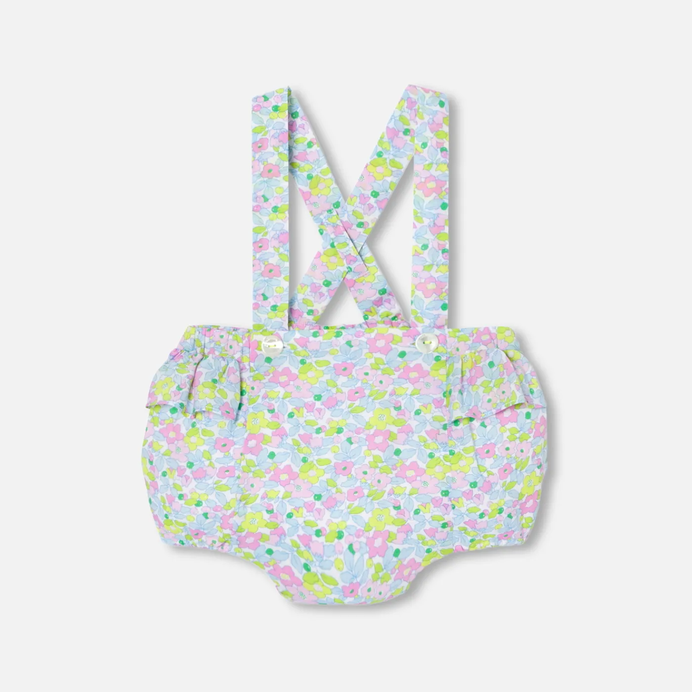 Jacadi Bloomer bébé fille en Tissu Liberty - lore BLANC/MULTICO Clearance