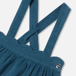 Jacadi Bloomer bébé fille en velours - PETROLE New