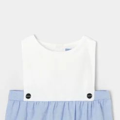 Jacadi Bloomer bébé garçon en Oxford - BLEU/BLANC Outlet