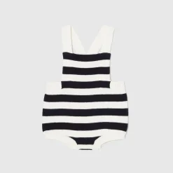 Jacadi Bloomer bébé garçon en tricot - BLANC CASSE/MARINE Hot