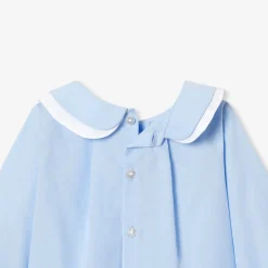 Jacadi Blouse bébé fille en fil à fil de coton - BLEU/BLANC Online