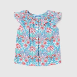Jacadi Blouse bébé fille en tissu Liberty - lore BLANC/MULTICO Best
