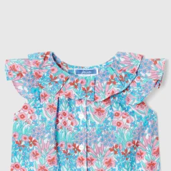 Jacadi Blouse bébé fille en tissu Liberty - lore BLANC/MULTICO Best