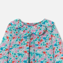 Jacadi Blouse bébé fille en Tissu Liberty - lore BLANC/MULTICO