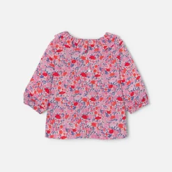 Jacadi Blouse bébé fille en Tissu Liberty - lore ROSE/MULTICO New