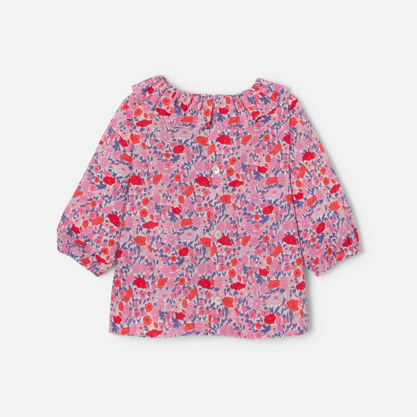 Jacadi Blouse bébé fille en Tissu Liberty - lore ROSE/MULTICO New