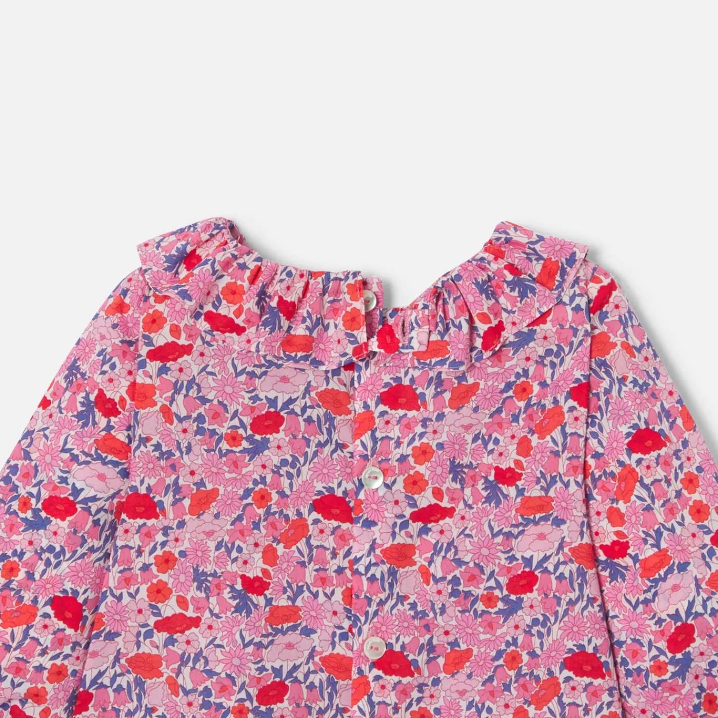 Jacadi Blouse bébé fille en Tissu Liberty - lore ROSE/MULTICO New