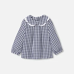 Jacadi Blouse bébé fille en vichy - BLEU/BLANC Discount