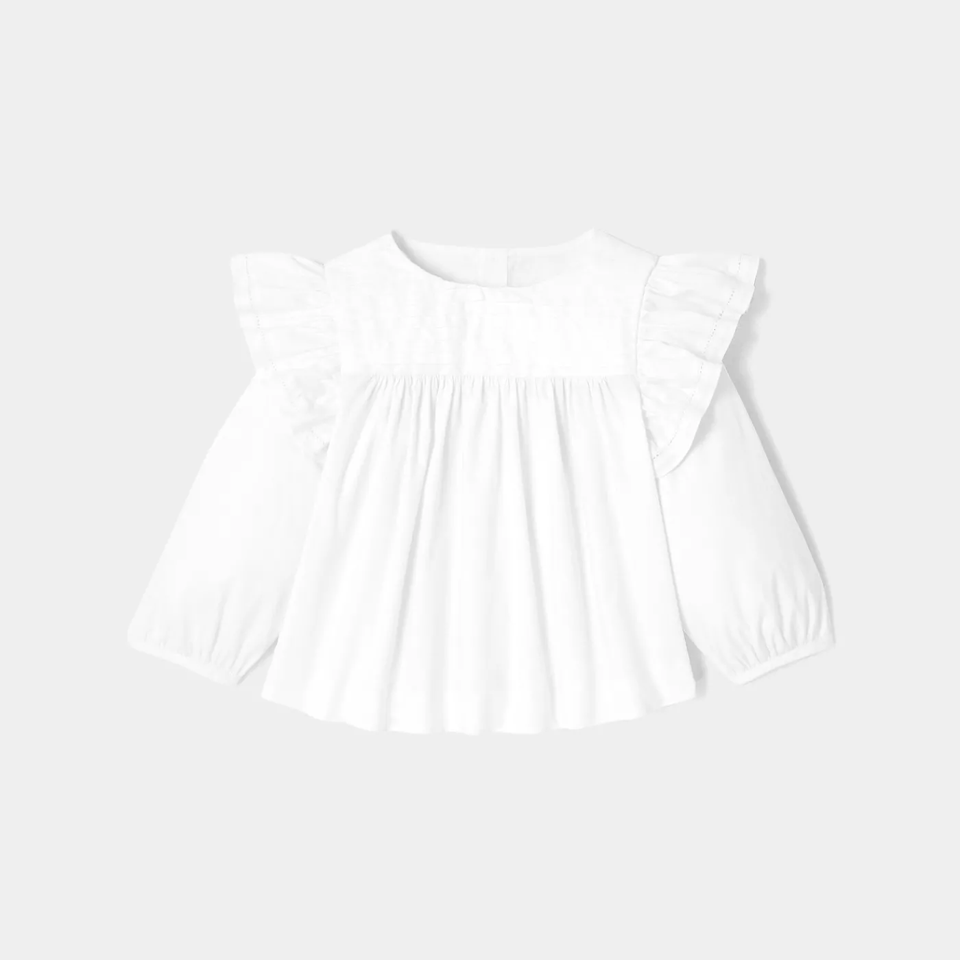 Jacadi Blouse bébé manches longues - blanc BLANC JACADI Outlet