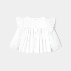 Jacadi Blouse bébé manches longues - blanc BLANC JACADI Outlet