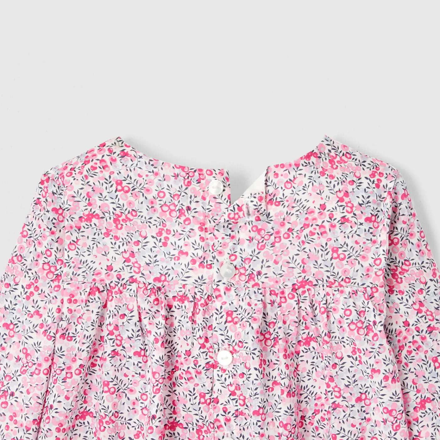 Jacadi Blouse en tissu Liberty enfant fille - x Tohana - ROSE/GRIS Clearance
