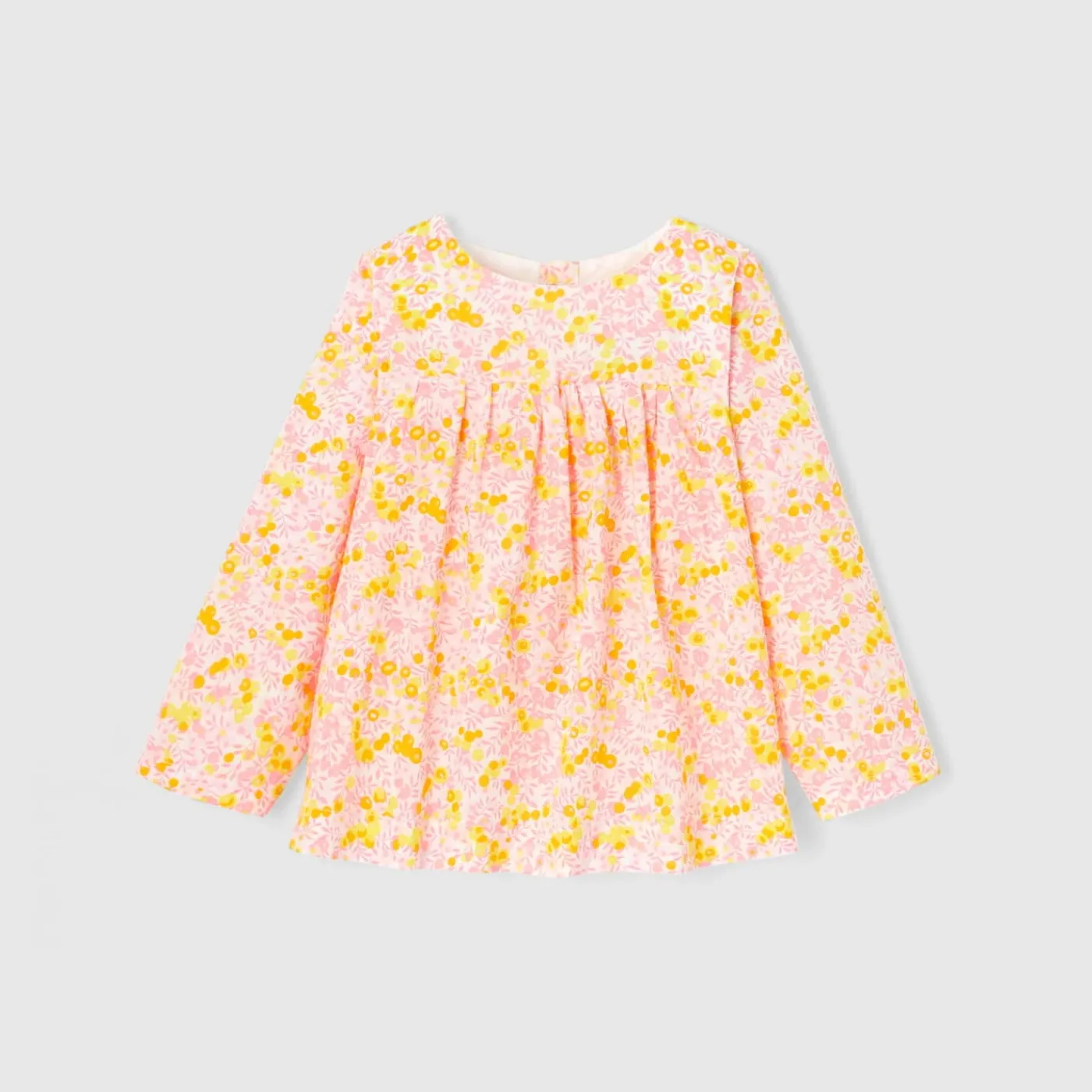 Jacadi Blouse en tissu Liberty enfant fille - x Tohana - lore JAUNE/MULTICO Sale