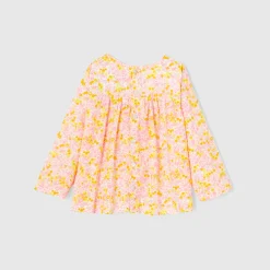 Jacadi Blouse en tissu Liberty enfant fille - x Tohana - lore JAUNE/MULTICO Sale
