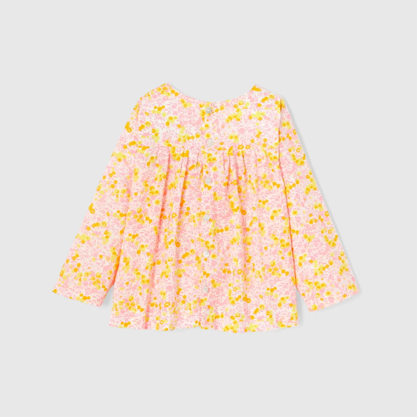 Jacadi Blouse en tissu Liberty enfant fille - x Tohana - lore JAUNE/MULTICO Sale