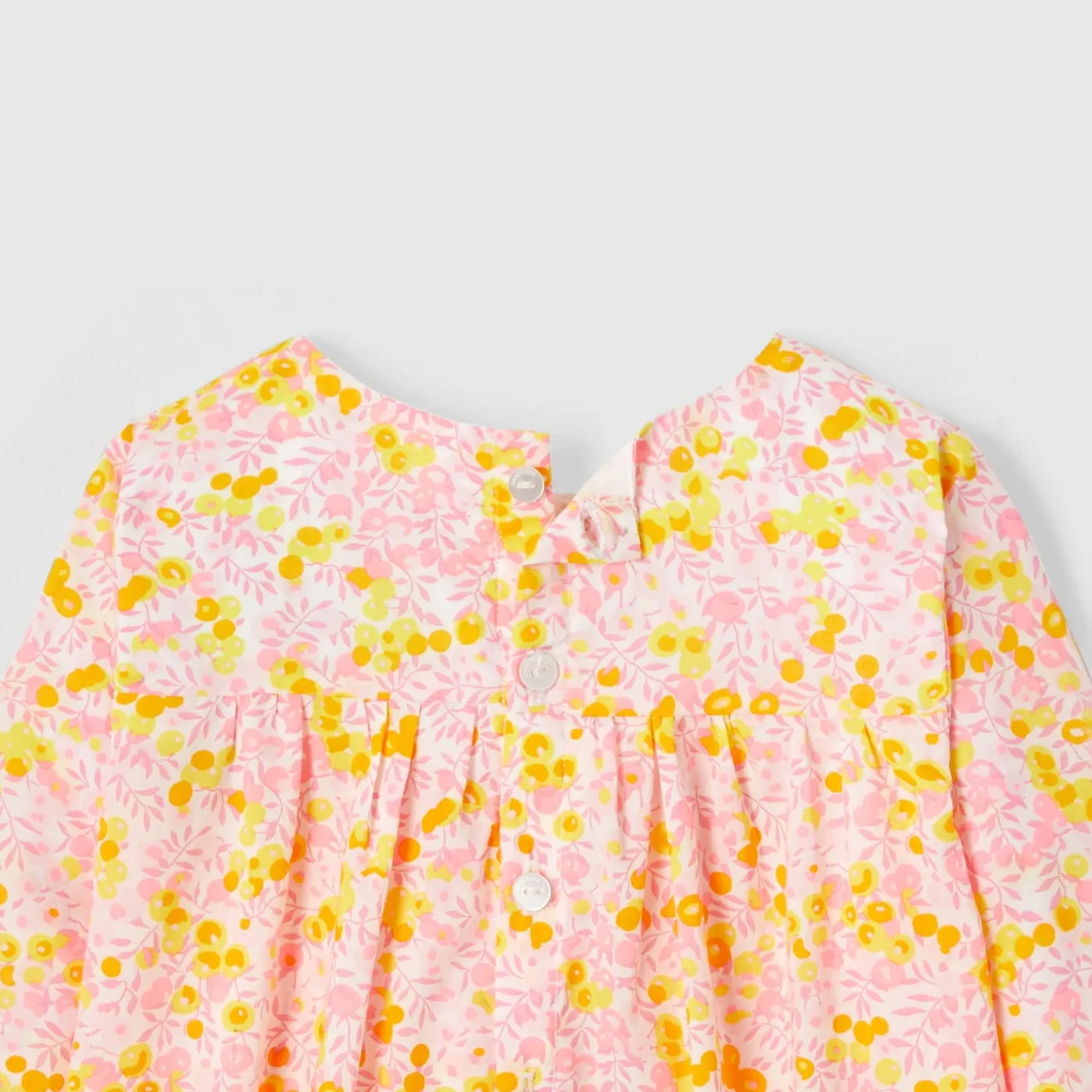 Jacadi Blouse en tissu Liberty enfant fille - x Tohana - lore JAUNE/MULTICO Sale