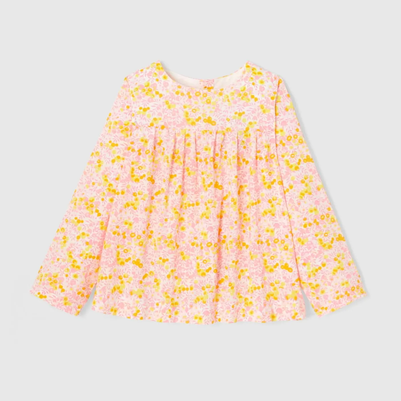 Jacadi Blouse en tissu Liberty enfant fille - x Tohana - lore JAUNE/MULTICO Sale