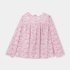 Jacadi Blouse en tissu Liberty enfant fille - x Tohana - ROSE/GRIS Best