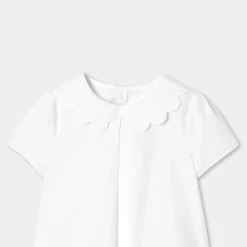 Jacadi Blouse enfant fille en popeline - blanc BLANC JACADI Online