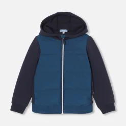 Jacadi Blouson à capuche enfant garçon - BLEU MARNE