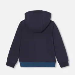 Jacadi Blouson à capuche enfant garçon - BLEU MARNE