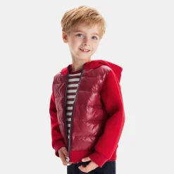 Jacadi Blouson bi-matière enfant garçon - ROUGE/BORDEAUX Best