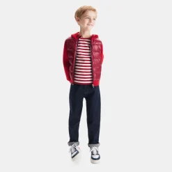 Jacadi Blouson bi-matière enfant garçon - ROUGE/BORDEAUX Best