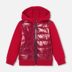 Jacadi Blouson bi-matière enfant garçon - ROUGE/BORDEAUX Best