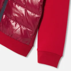 Jacadi Blouson bi-matière enfant garçon - ROUGE/BORDEAUX Best