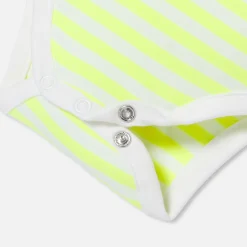 Jacadi Body bébé à rayures - JAUNE/BLANC Online