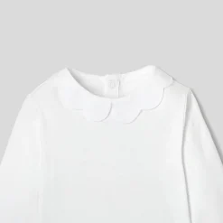 Jacadi Body bébé fille à col festonné - blanc BLANC JACADI New