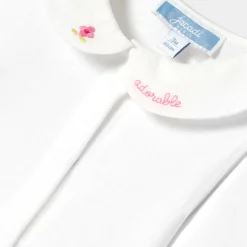 Jacadi Body bébé fille manches longues - blanc BLANC JACADI Clearance