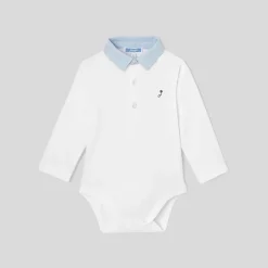 Jacadi Body bébé garçon à col Oxford - blanc BLANC JACADI Outlet