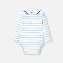 Jacadi Body bébé garçon manches longues - CIEL/BLANC Hot