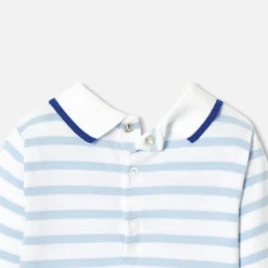 Jacadi Body bébé garçon manches longues - CIEL/BLANC Hot
