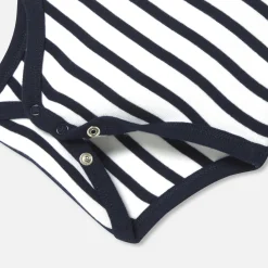 Jacadi Body bébé garçon manches longues - BLANC/MARINE Sale