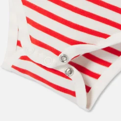 Jacadi Body manches longues bébé - BLANC/ROUGE Hot