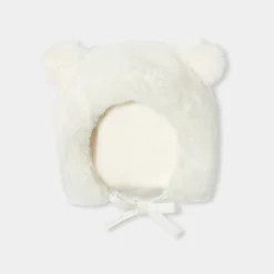 Jacadi Bonnet bébé en fausse fourrure - blanc doux BLANC DOUX JACADI New