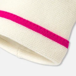Jacadi Bonnet bébé fille - BLANC/ROSE Sale